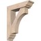 Ekena Millwork Westlake Traditional Smooth Bracket w/ Offset Brace, Douglas Fir, 5 1/2"W x 20"D x 24"H BKT0604X20X24WTL01SDF - alternate 1